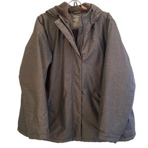 LL Bean Winter Fleece Lined Jacket 3X
